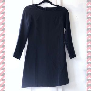 American Apparel Gia long sleeve crepe dress